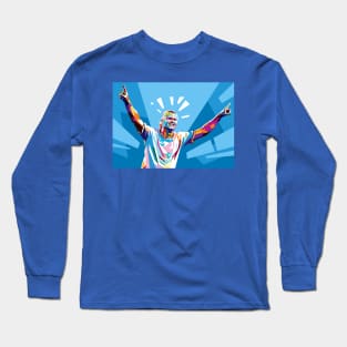 Illustration of Erling Haaland Long Sleeve T-Shirt